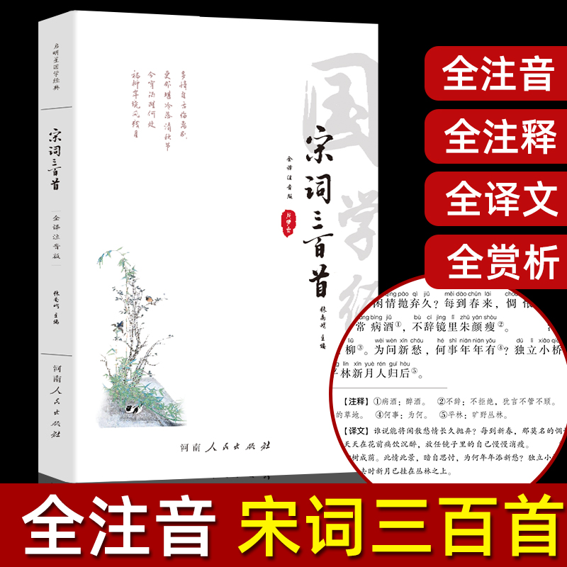 宋词三百首（全译注音版）/国学经典