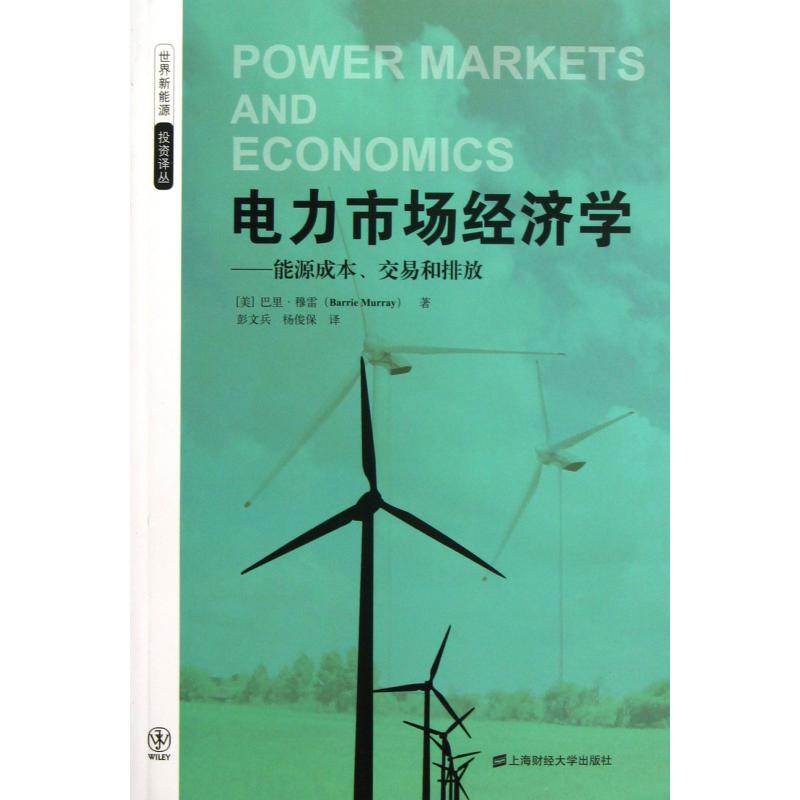 电力市场经济学--能源成本交易和排放/世界新能源投资译丛