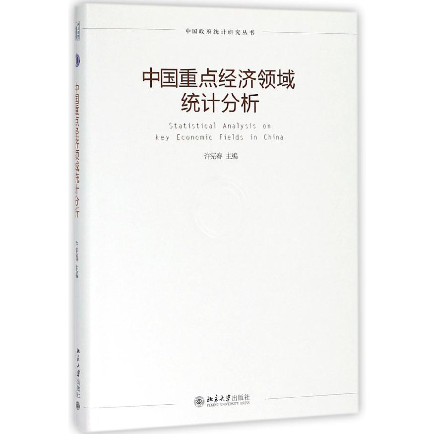 中国重点经济领域统计分析（精）/中国政府统计研究丛书