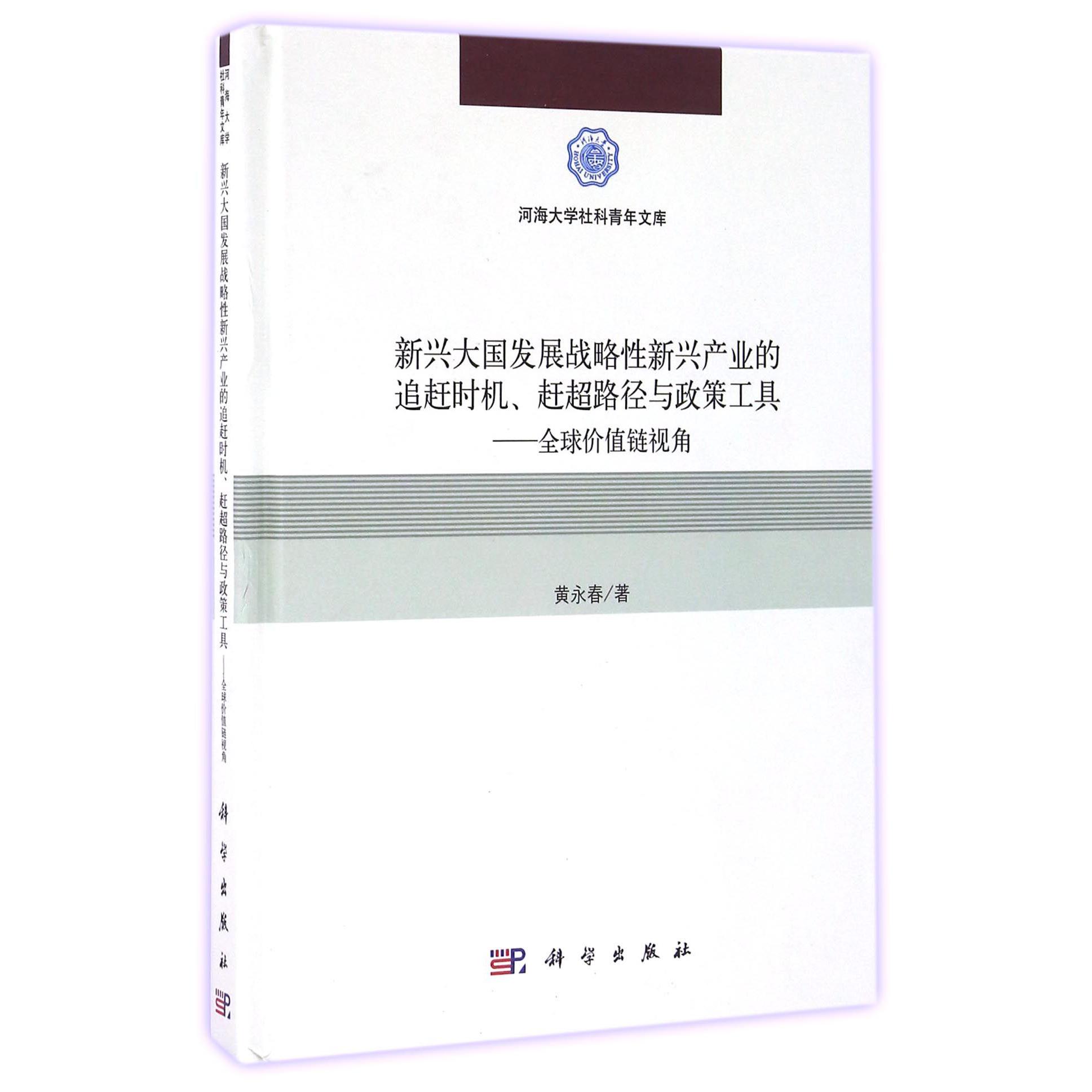新兴大国发展战略性新兴产业的追赶时机赶超路径与政策工具--全球价值链视角（精）/河海大学社科青年文库
