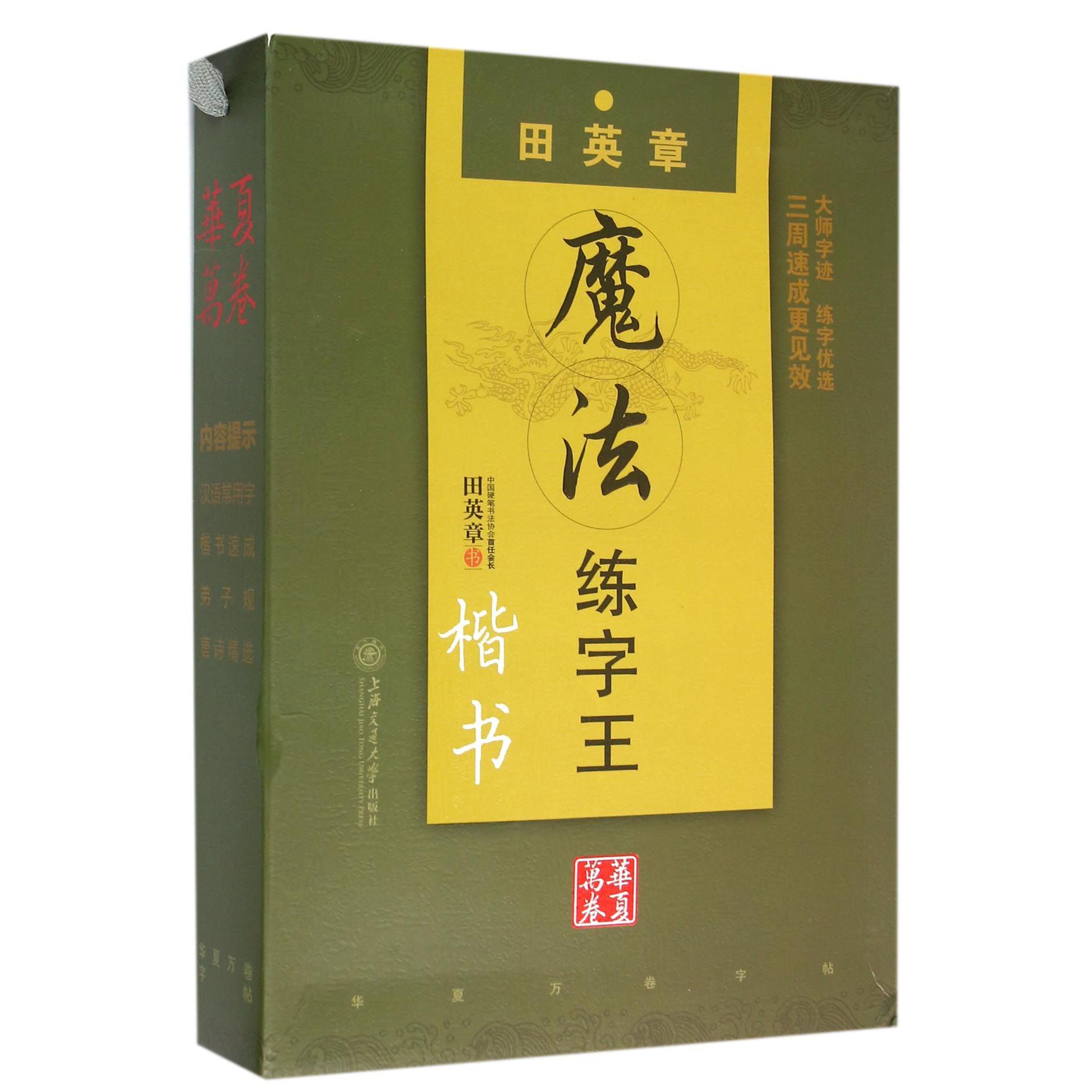 田英章书魔法练字王(楷书共4册)