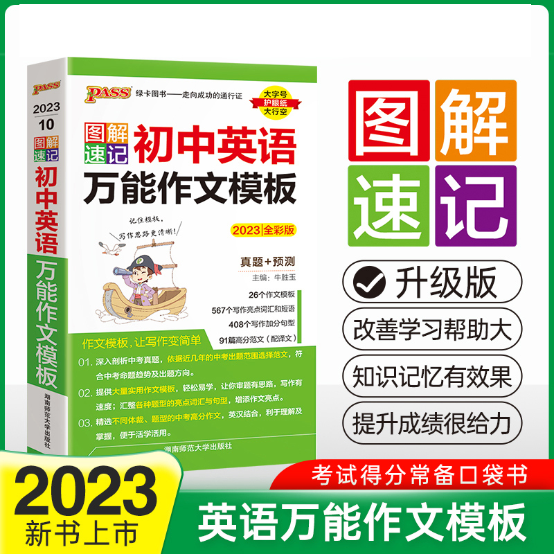 PASS-2023《图解速记》 10.初中英语万能作文模板（通用版）