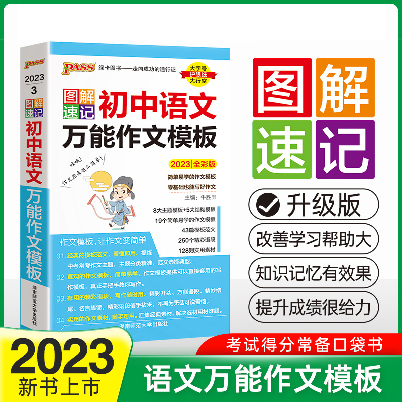 PASS-2023《图解速记》 3.初中语文万能作文模板（通用版）