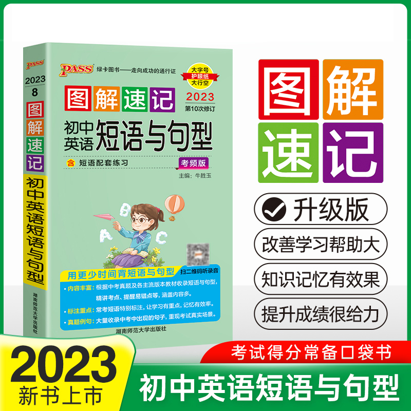 PASS-2023《图解速记》 8.初中英语短语与句型（通用版）