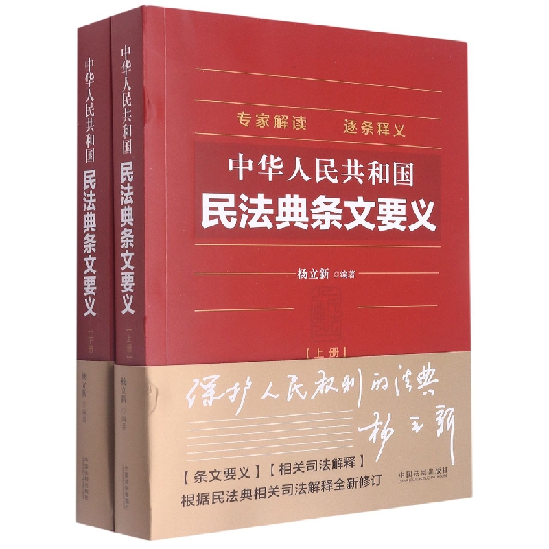 中华人民共和国民法典条文要义（全2册）