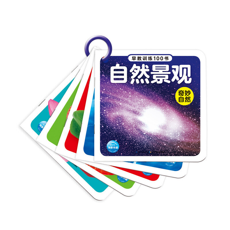 奇妙自然(共5册)/早教训练100书