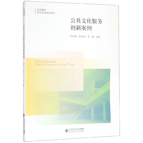 公共文化服务创新案例(全国基层文化队伍培训用书)
