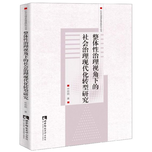 整体性治理视角下的社会治理现代化转型研究/社会治理多维度研究丛书