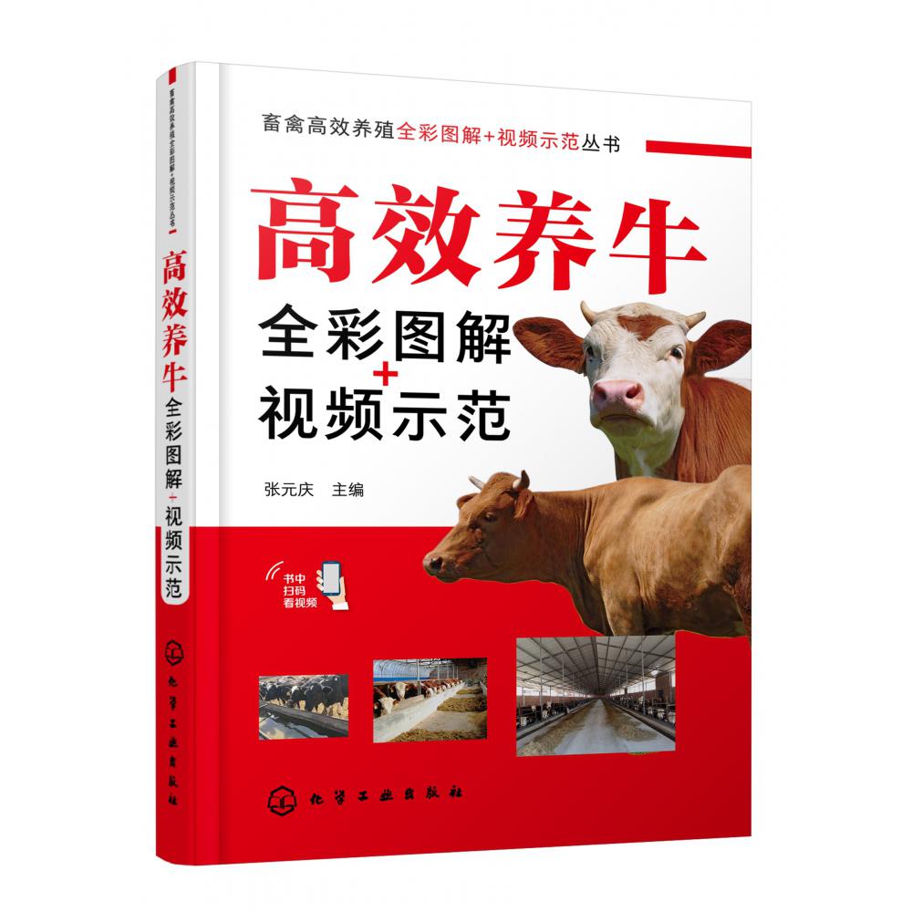 畜禽高效养殖全彩图解+视频示范丛书--高效养牛全彩图解+视频示范