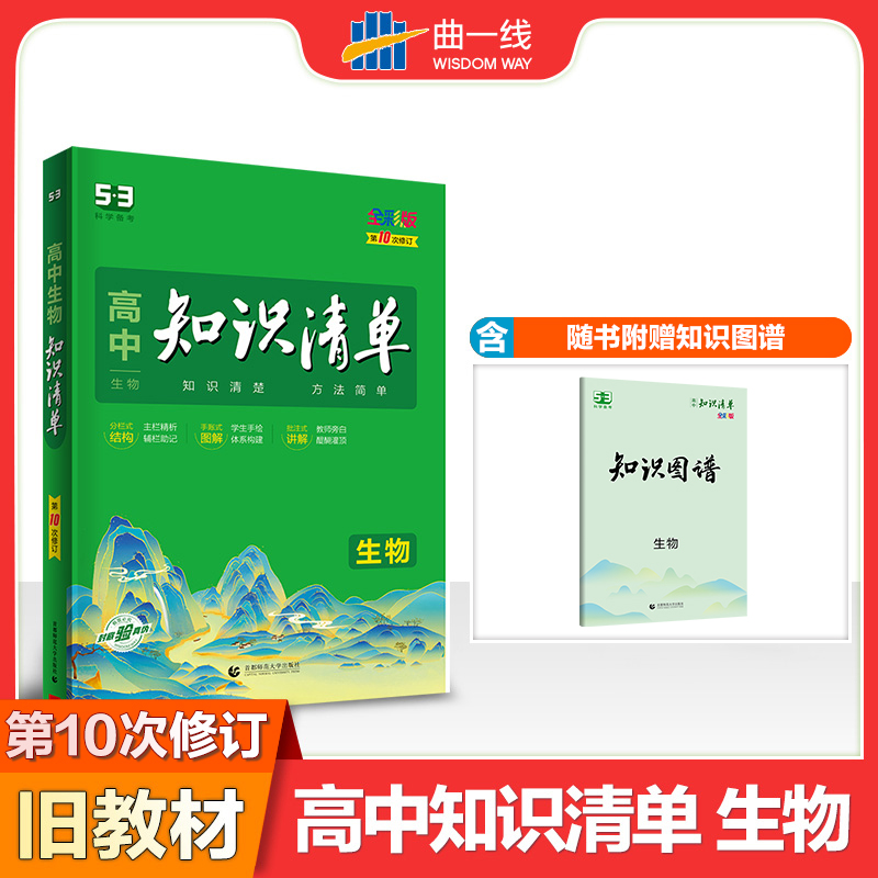 2023版《5.3》高中知识清单  生物（第10次修订）