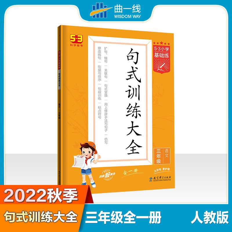 2023版《5.3》基础练三年级全一册  句式训练大全