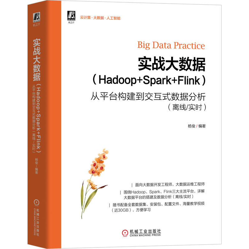 实战大数据(Hadoop+Spark+Flink从平台构建到交互式数据分析离线实时)