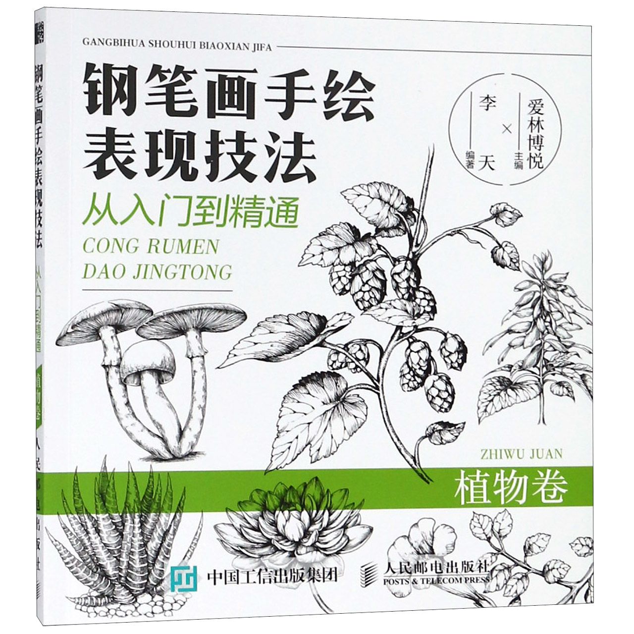 钢笔画手绘表现技法从入门到精通(植物卷)