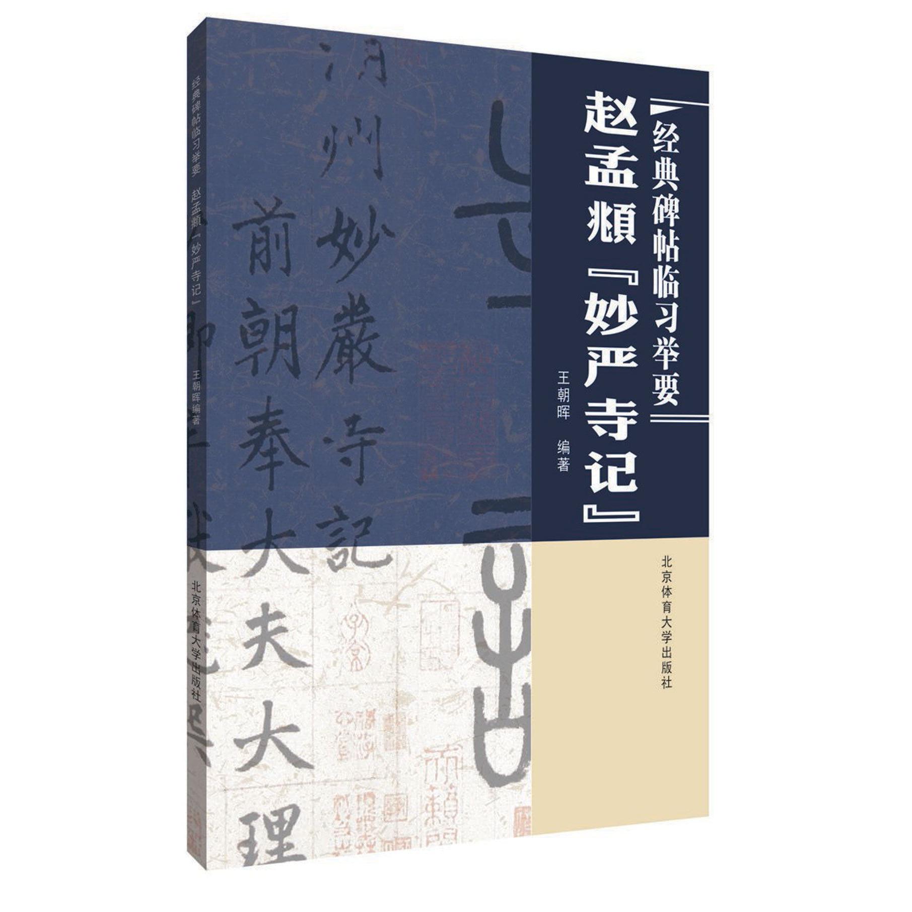 赵孟頫妙严寺记/经典碑帖临习举要