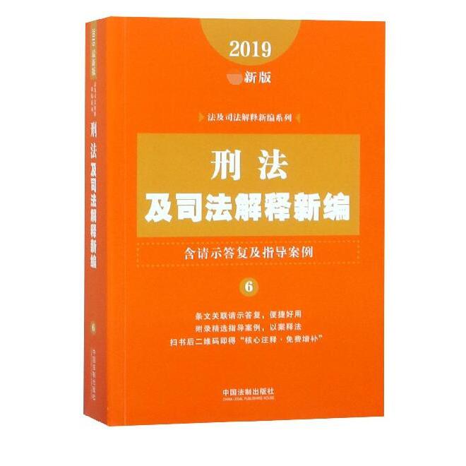 刑法及司法解释新编（2019最新版）/法及司法解释新编系列