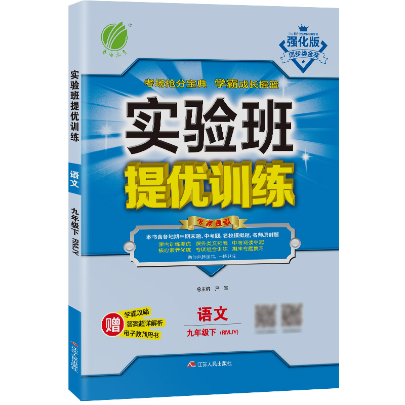 实验班提优训练 九年级语文(下) 人教版 2022年春新品