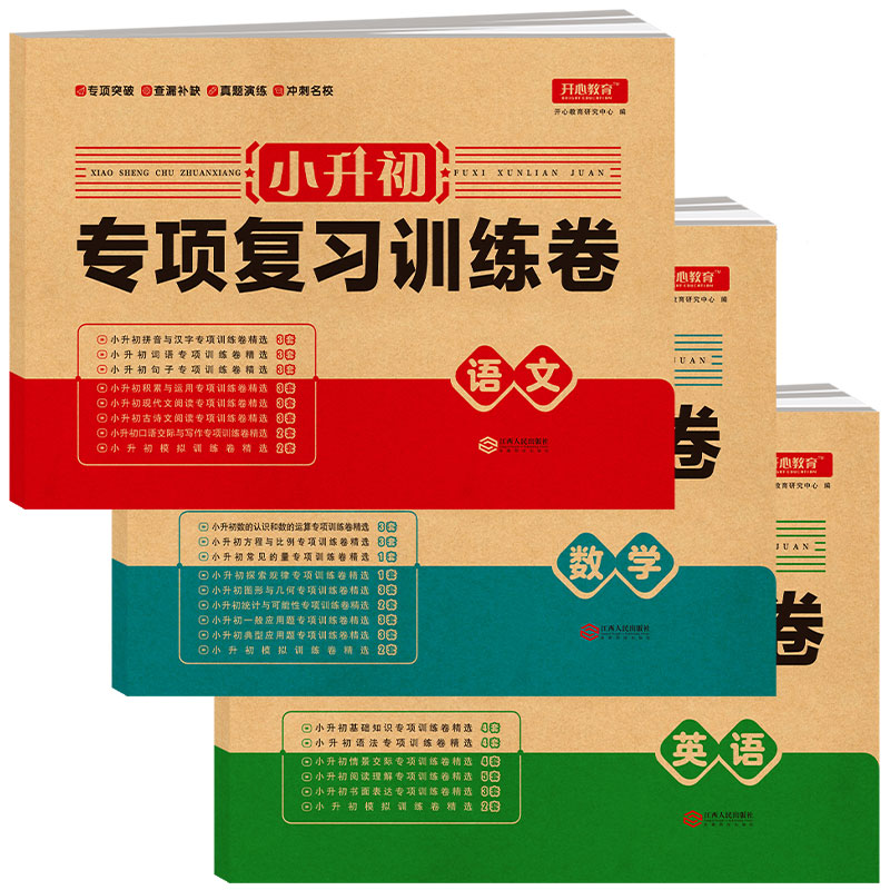 小升初专项复习训练卷3本套