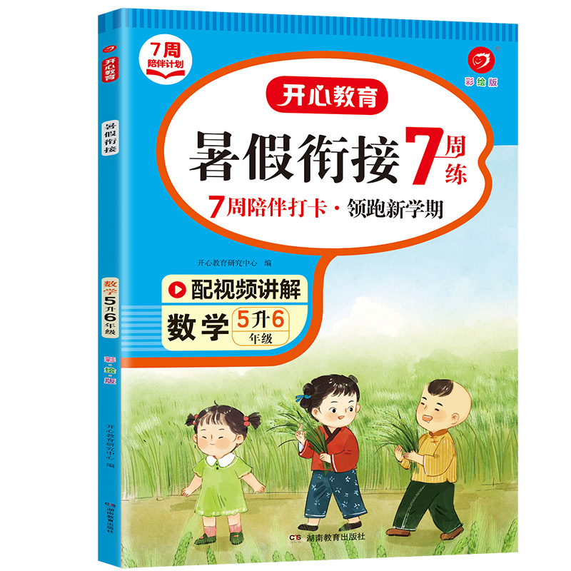暑假衔接数学5升6（彩绘版）