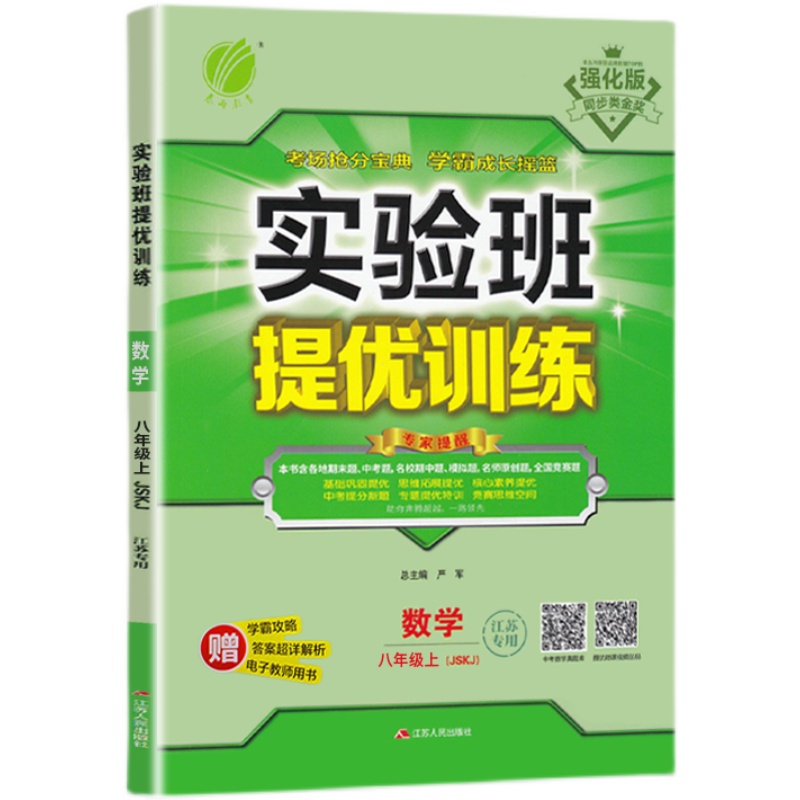 实验班提优训练 八年级数学(上) 苏科版(江苏专用) 2022年秋新版