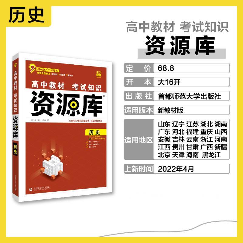 2022年 高中教材考试知识资源库 历史（新教材版）