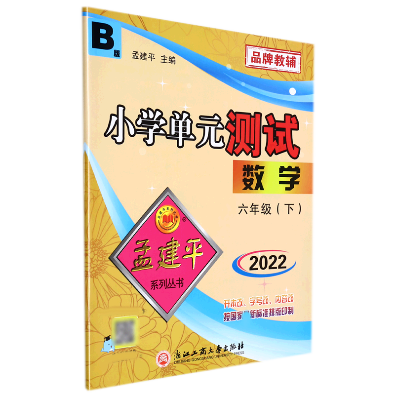 22版小学单元测试6下数学B