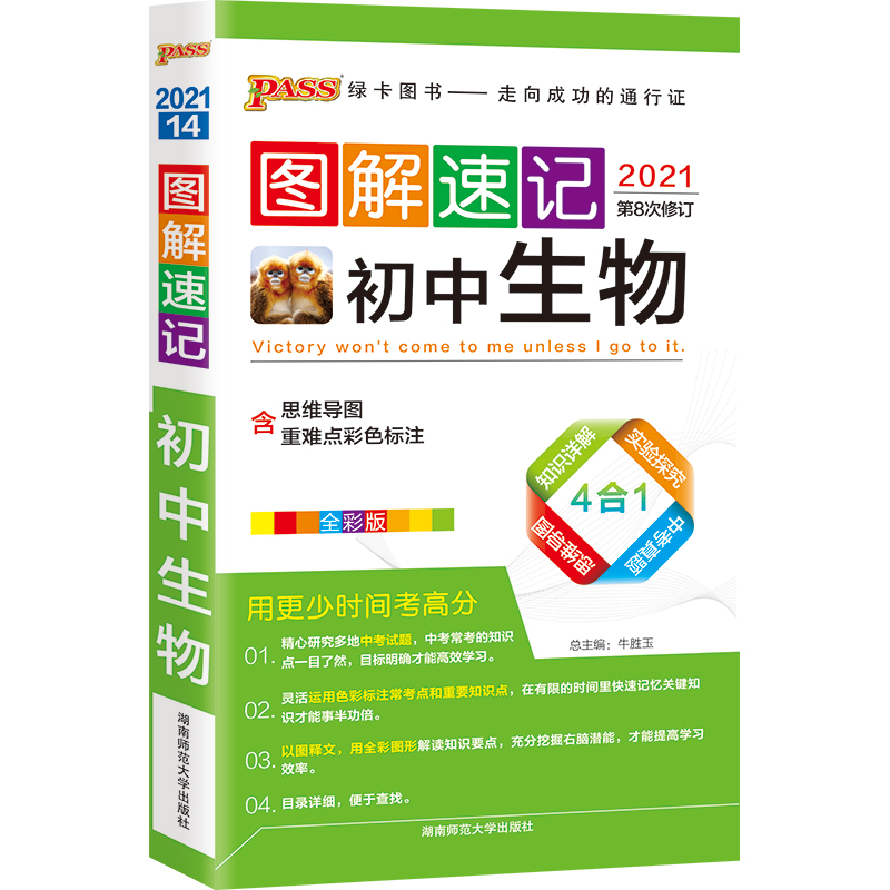 21图解速记--14.初中生物(通用版)48K