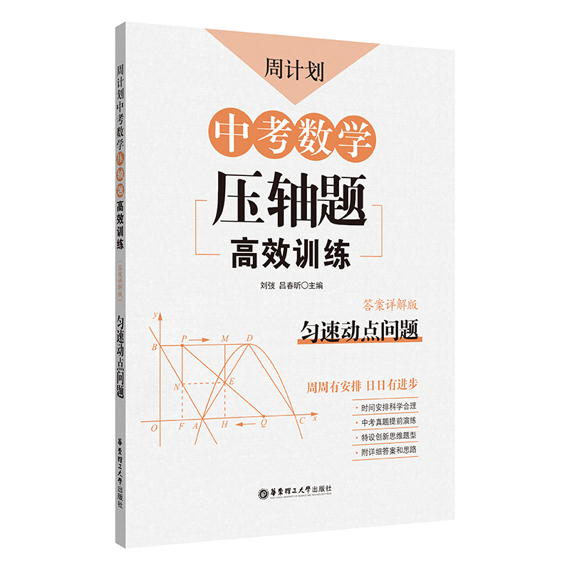 中考数学压轴题高效训练(匀速动点问题答案详解版)/周计划