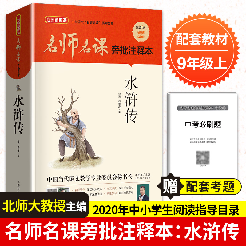 水浒传(名师名课旁批注释本)/中学语文名著导读系列丛书
