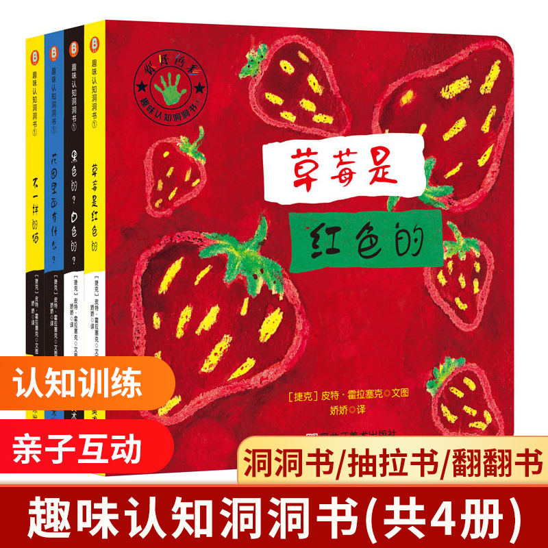 趣味认知洞洞书(1共4册)