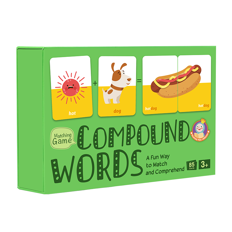 Compound Words Game Match 复合词配对游戏卡