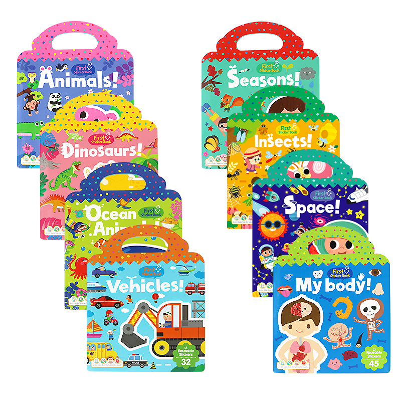 First Sticker Book  果冻贴纸书 （8本）