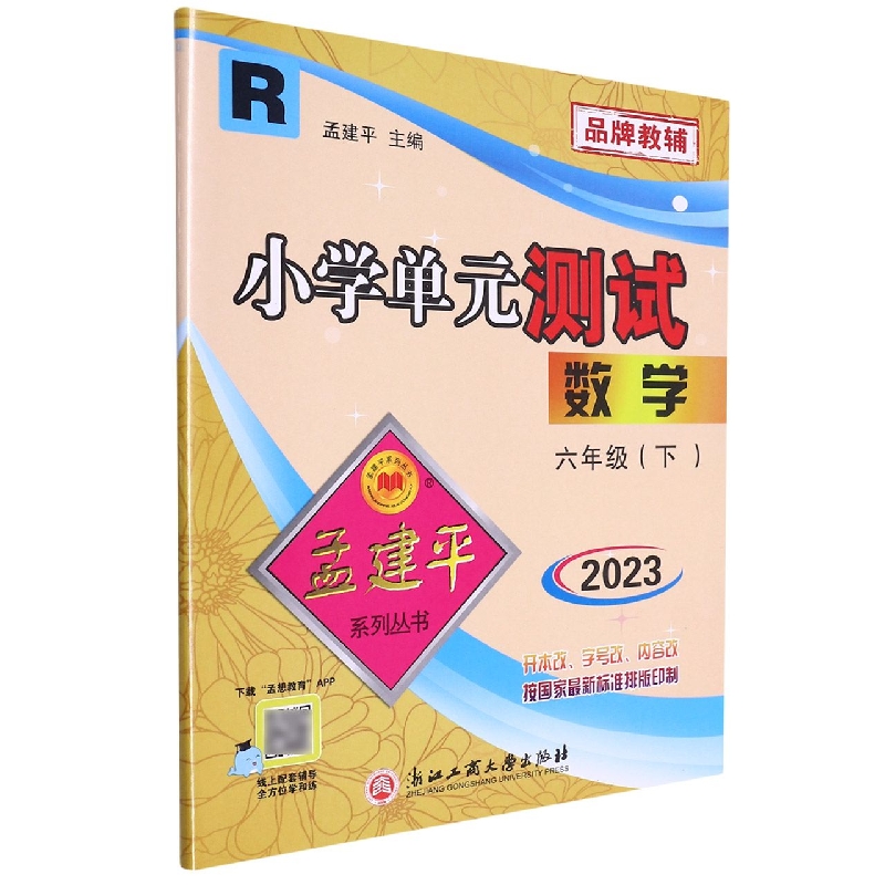 23版小学单元测试6下数学R