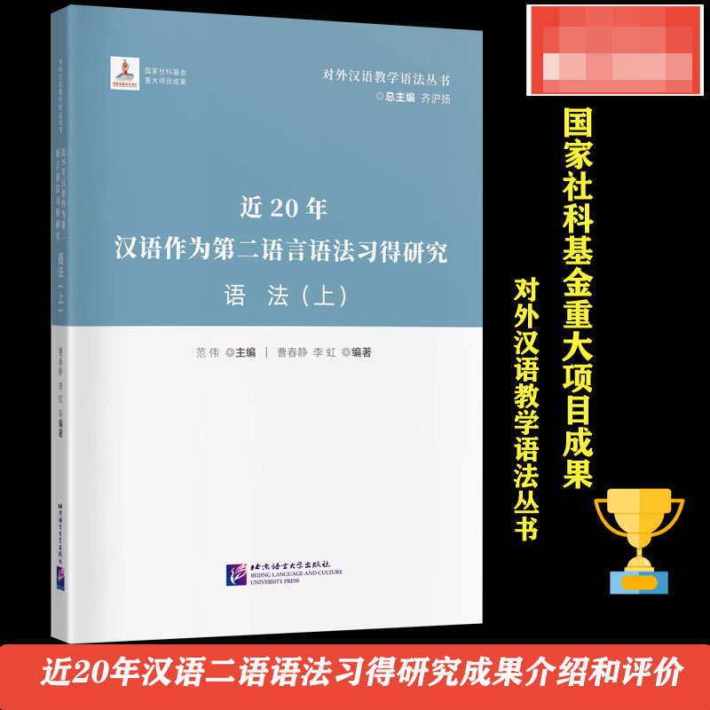 近20年汉语作为第二语言语法习得研究 语法(上)