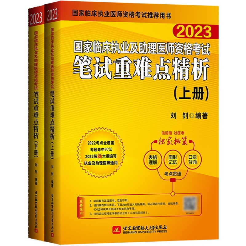 2023.国家临床执业及助理医师资格考试笔试重难点精析