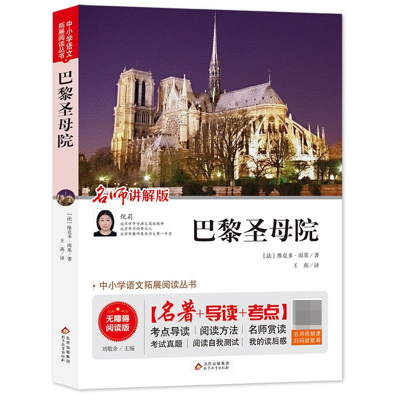 巴黎圣母院(名师讲解版无障碍阅读版)/中小学语文拓展阅读丛书