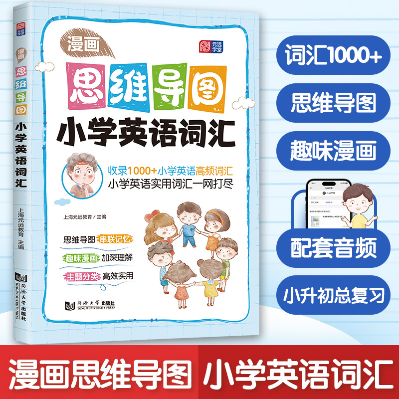 漫画思维导图 小学英语词汇