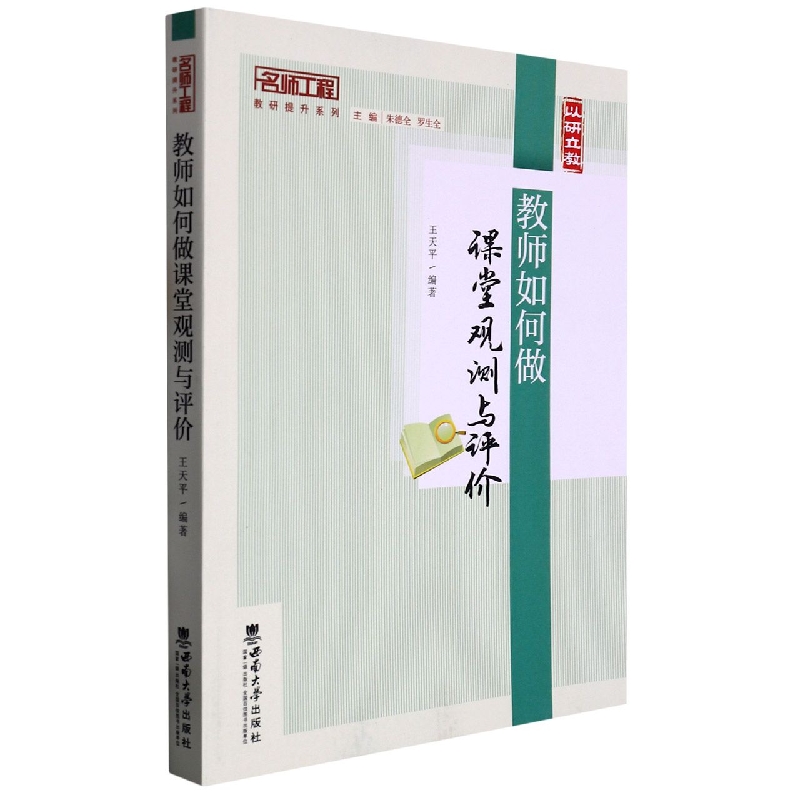 教师如何做课堂观测与评价/名师工程教研提升系列