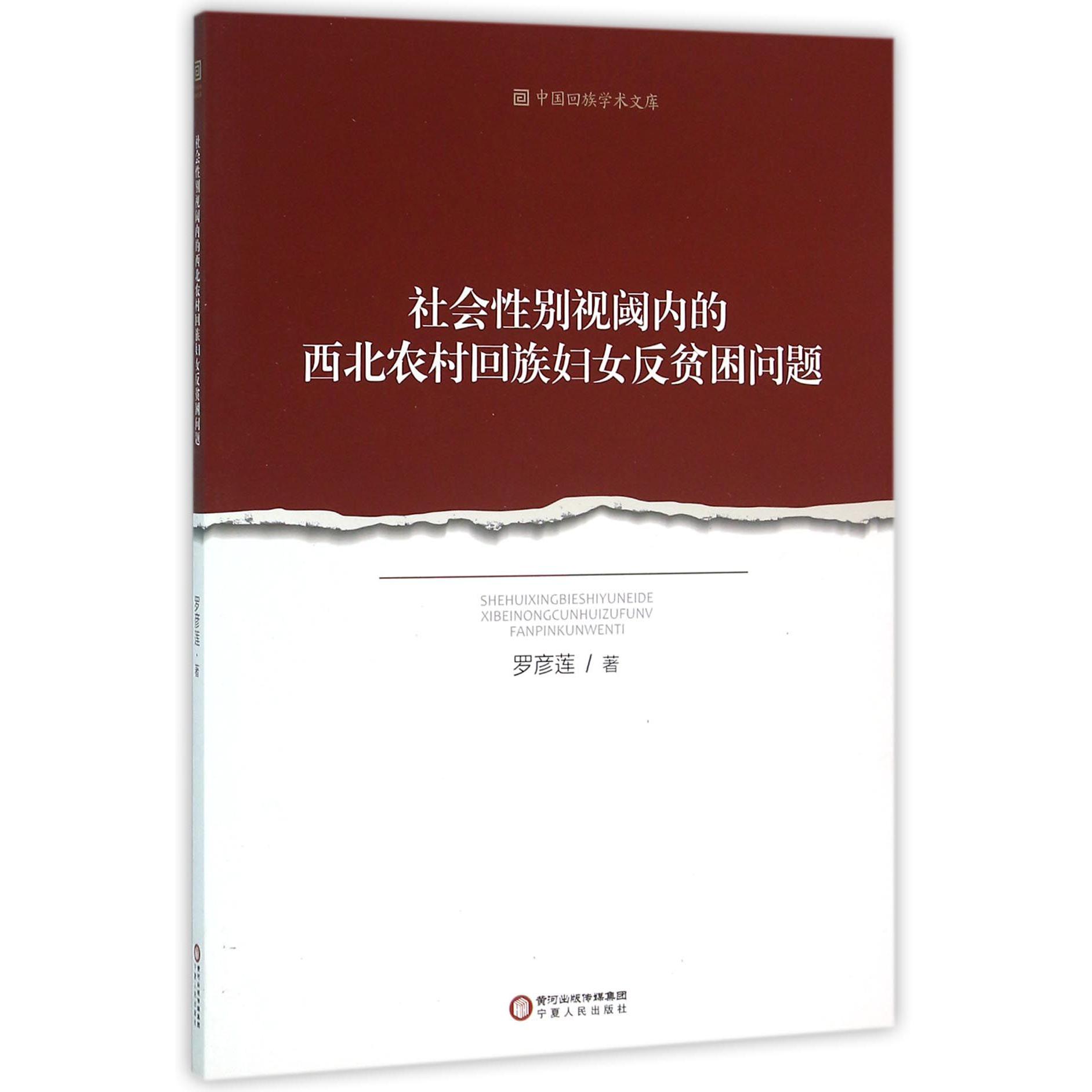 社会性别视阈内的西北农村回族妇女反贫困问题/中国回族学术文库