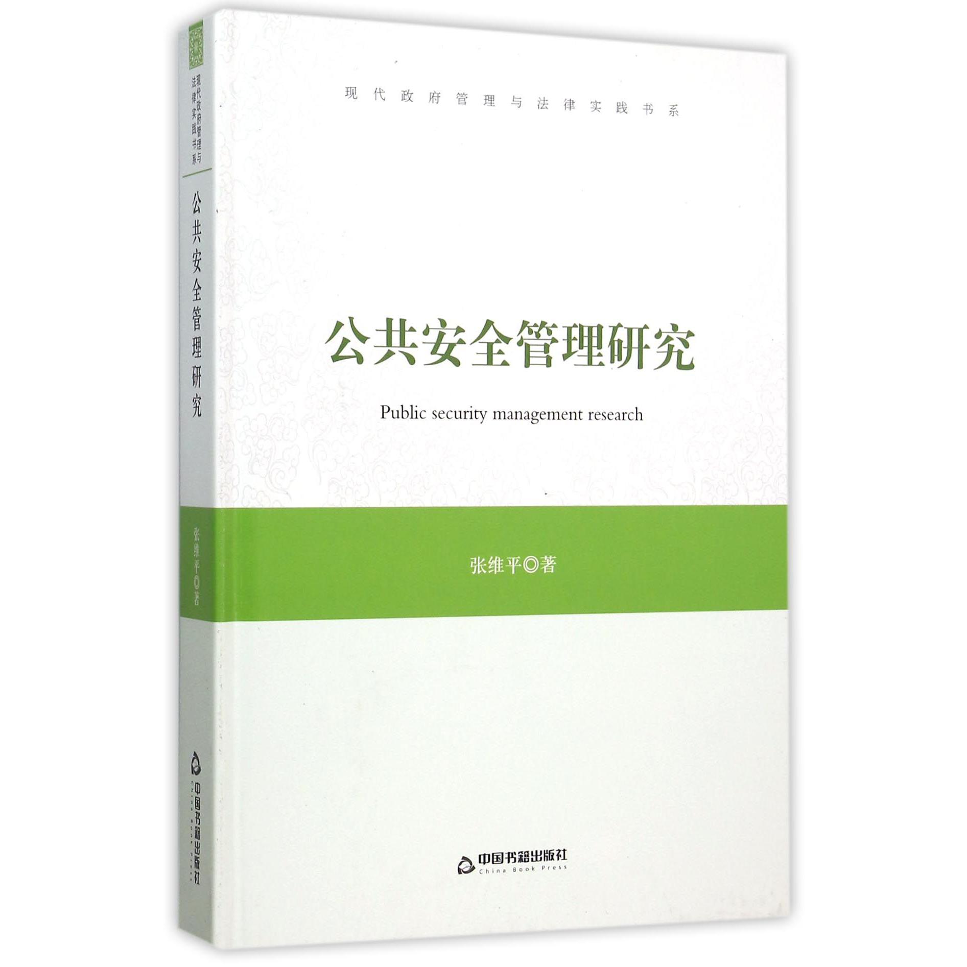 公共安全管理研究(精)/现代政府管理与法律实践书系