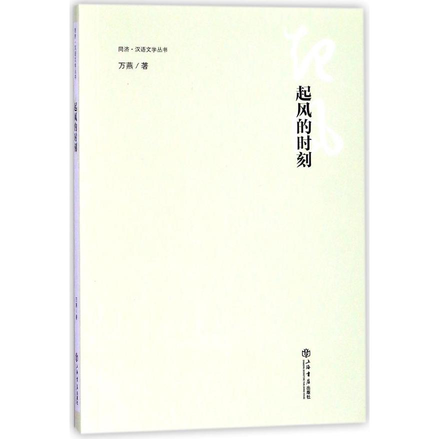 起风的时刻/同济汉语文学丛书