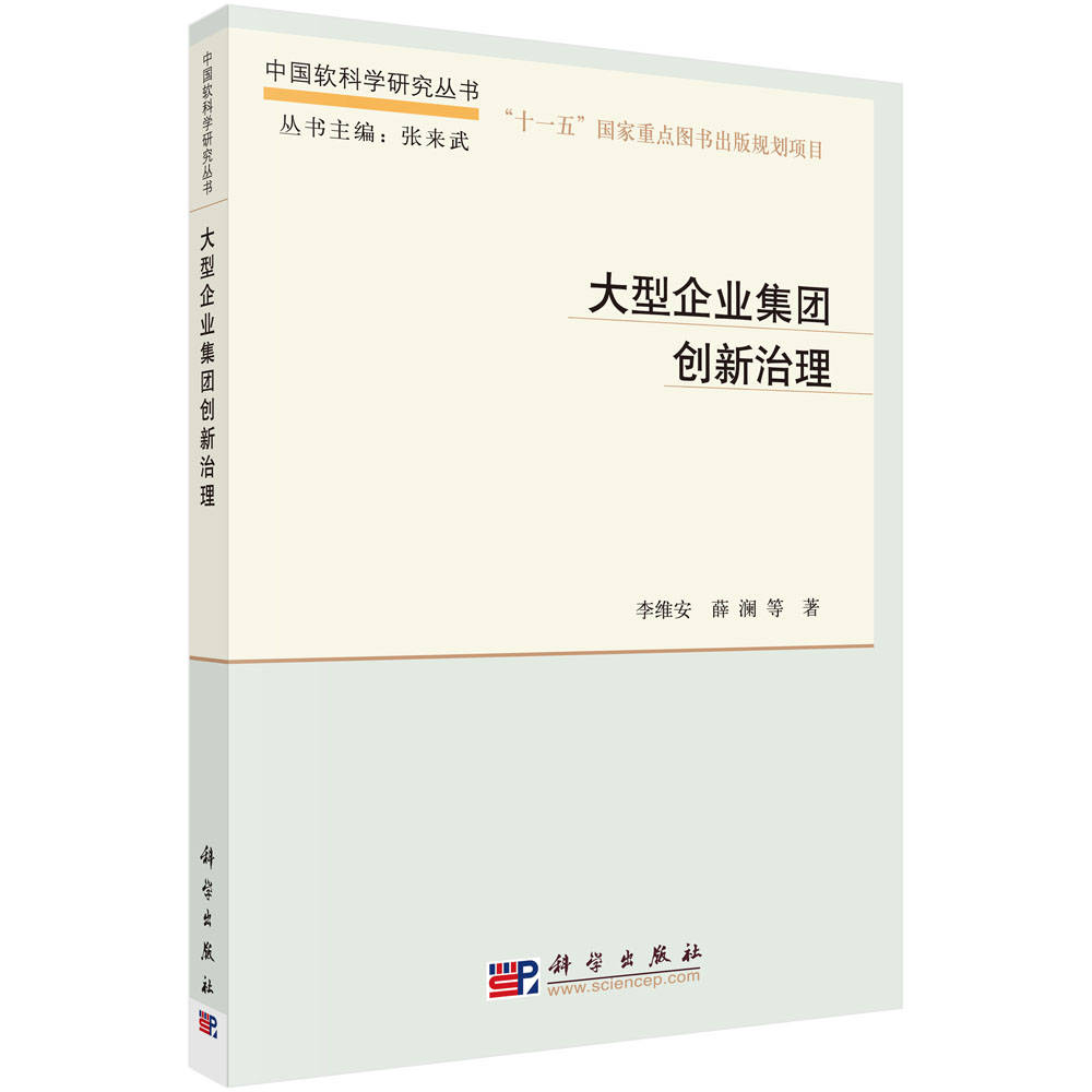 大型企业集团创新治理/中国软科学研究丛书