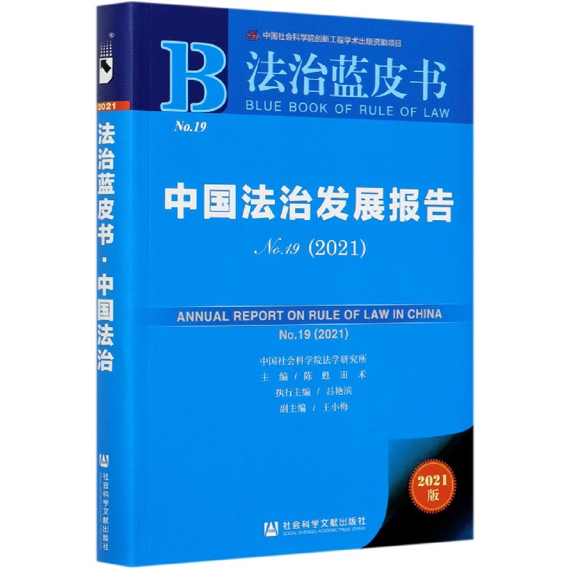 中国法治发展报告(2021No.19)/法治蓝皮书