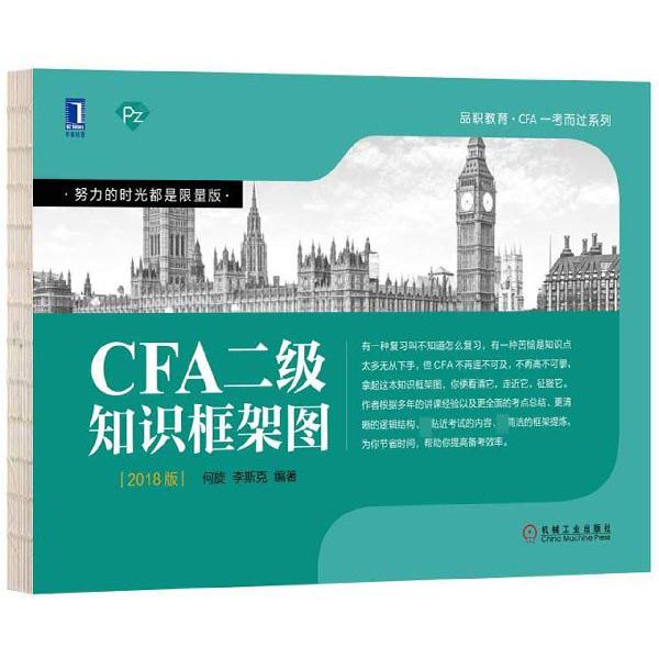 CFA二级知识框架图(2018版)/品职教育CFA一考而过系列...