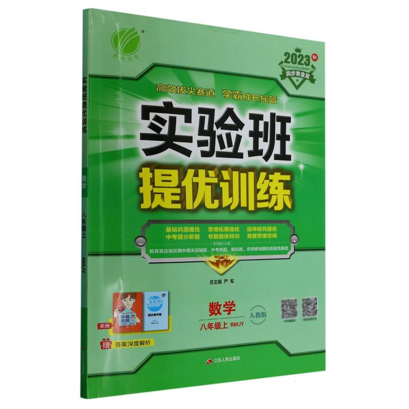 实验班提优训练 八年级数学（上） 人教版 2023年秋新版
