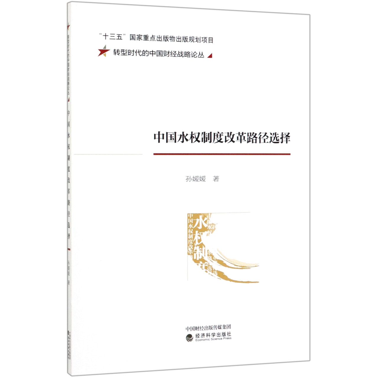中国水权制度改革路径选择/转型时代的中国财经战略论丛