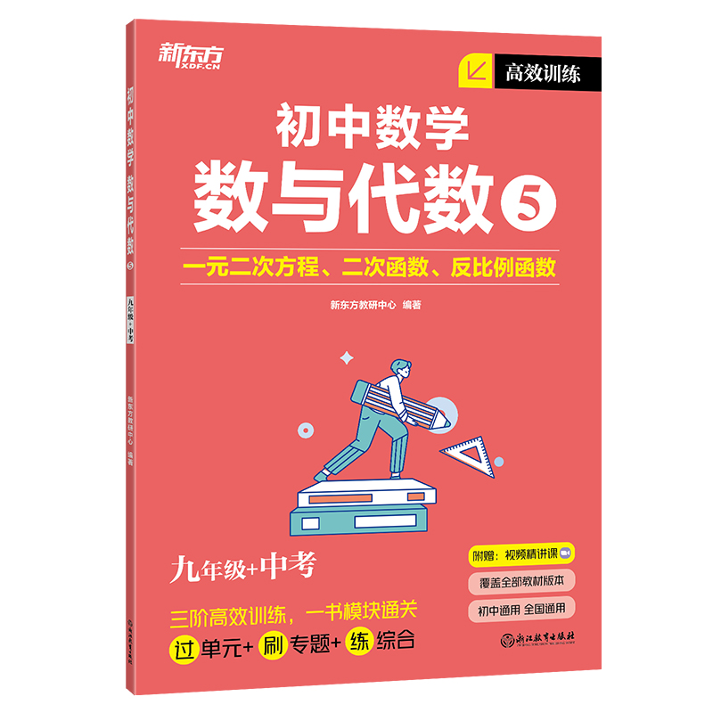 新东方 高效训练：初中数学 数与代数5 九年级+中考