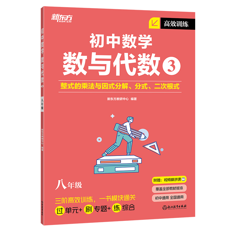 新东方 高效训练：初中数学 数与代数3 八年级