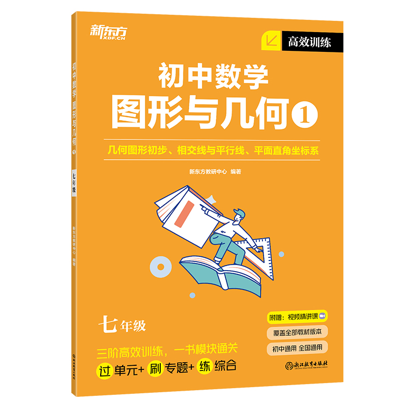 新东方 高效训练:初中数学 图形与几何1 七年级