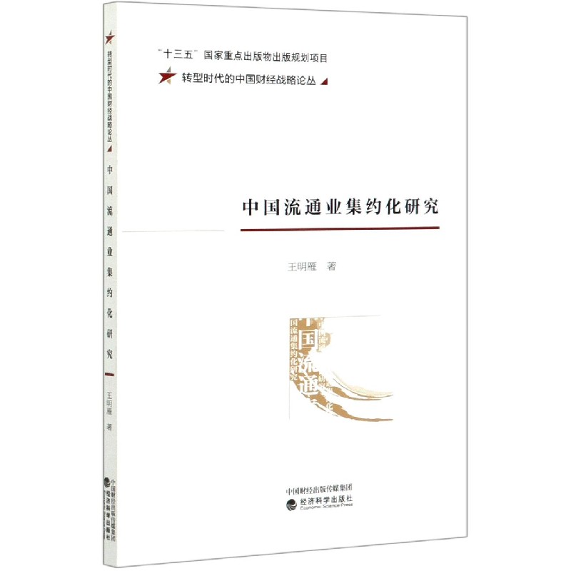 中国流通业集约化研究/转型时代的中国财经战略论丛