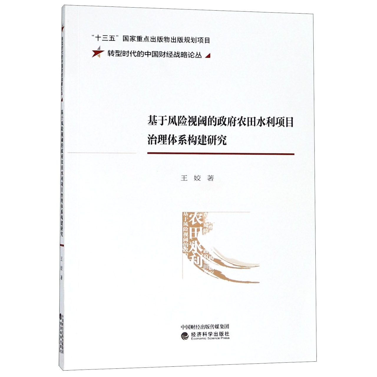 基于风险视阈的政府农田水利项目治理体系构建研究/转型时代的中国财经战略论丛